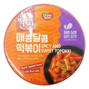 東遠 カップトッポキ 甘辛味 120g 韓国人気カップトッポキ