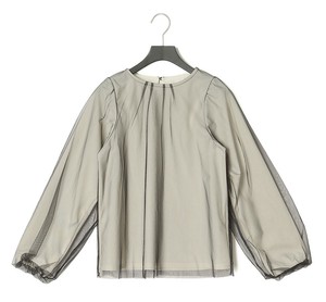 Button Shirt/Blouse Pullover Tulle Georgette 2024 NEW