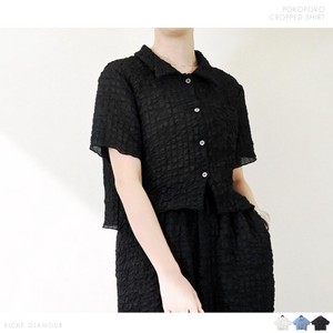 Button Shirt/Blouse Cropped 【2024NEW】