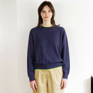 Sweater/Knitwear Color Palette Pullover Crew Neck Cotton