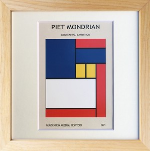 アートフレーム　ピエト・モンドリアン Piet Mondrian Composition blue, white,yellow and red