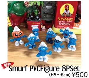 smurf PVC FIGURE 8pSet　/　スマーフ　PVCフィギュア