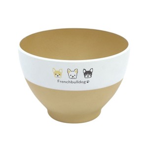 Donburi Bowl French Bulldog Dishwasher Safe M Made in Japan