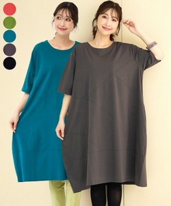 Casual Dress One-piece Dress Switching 5/10 length 【2024NEW】