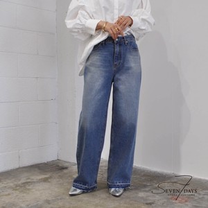 Denim Full-Length Pant Pocket Denim Pants