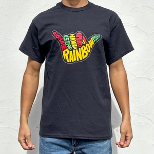 2024年春夏　新商品　Tシャツ　Rainbow DRIVE-IN Hang Loose T ブラック