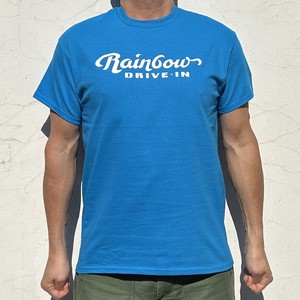 2024年春夏　新商品　Tシャツ　Rainbow DRIVE-IN UNIFORM T サファイア