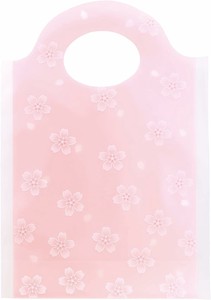 Decorative Plastic Bag Indigo Sakura