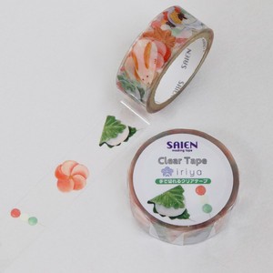 Washi Tape Japanese Sweets SAIEN Tape M Clear