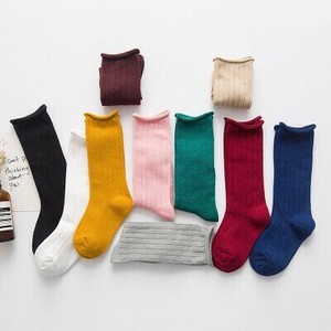 Babies Socks Plain Color Socks for Kids Autumn/Winter