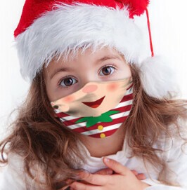 Mask Christmas for adults M for Kids