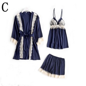 Kimono/Yukata Plain Color Ladies' Set of 3