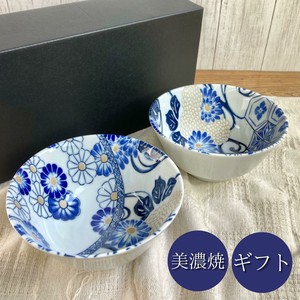 Mino ware Donburi Bowl Gift Set Made in Japan