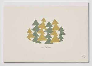Memo Pad B6 Size Forest Made in Japan