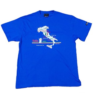 Bandiera (バンディエラ） Tシャツ イタリア-1 青