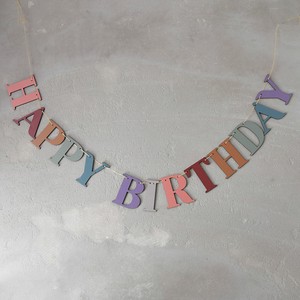 Party Item Mix Color Happy Birthday Garland