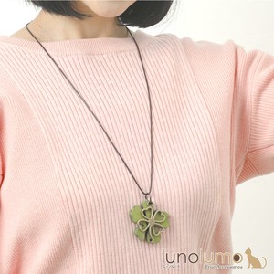 Necklace/Pendant Necklace Antique Pendant Clover Ladies' Retro Made in Japan