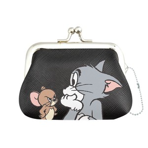 Coin Purse Gamaguchi Coin Purse Tom and Jerry black NEW
