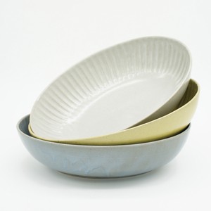 [Bread and Rice…]Pleated Pottery ROUND BOWL