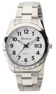 日本製腕時計 メンズステンレスベルト SELDICA アナログ【SD-AM048】