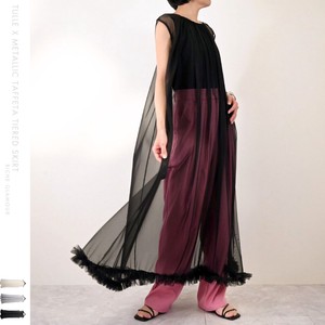 Casual Dress Tulle Ruffle Sleeveless One-piece Dress 【2024NEW】