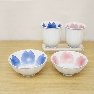 Hasami ware Rice Bowl Pink Made in Japan