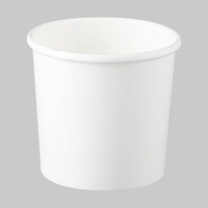 16オンスアイスアンドスープカップ 白PLAラミ