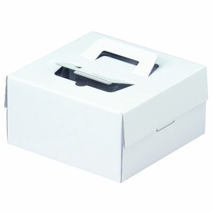 ケーキ箱 デコホワイト5号 CLトレー付 ヤマニパッケージ