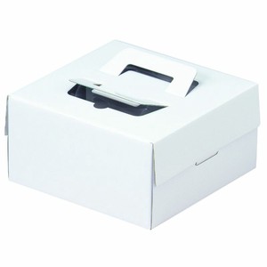 ケーキ箱 デコホワイト7号 CLトレー付 ヤマニパッケージ
