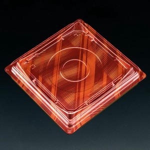 透明カップ バイオCキューブルック17ルミナス赤 リスパック
