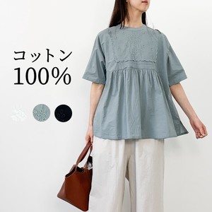 Button Shirt/Blouse Design Plain Color Front Ladies'