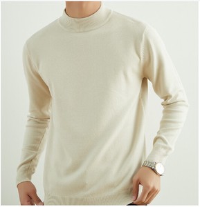 Sweater/Knitwear Knitted Plain Color Long Sleeves
