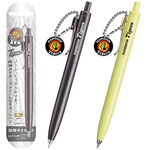 【ユニボールONE F】『阪神タイガースチャーム』＜黒軸/黄色軸＞　　〜ボールペン〜