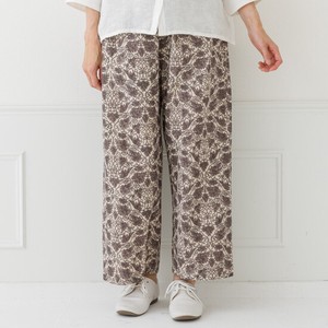 Full-Length Pant crea delice Pudding Cotton Straight 2024 Spring/Summer