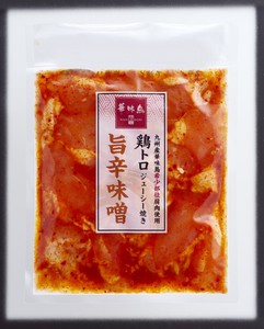 【冷凍】九州産華味鳥　鶏トロジューシー焼き　旨辛味噌　200g　【送料込み・1ケースから発送】