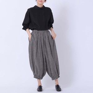 Cropped Pant Ripple Cotton