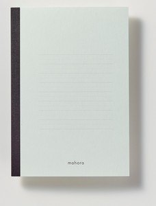 日本製 mahora（まほら） 【目にやさしいノート】 B6 ミント太･細交互横罫