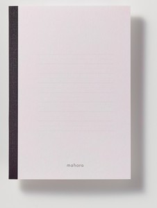 日本製 mahora（まほら） 【目にやさしいノート】 B6 ラベンダー太･細交互横罫