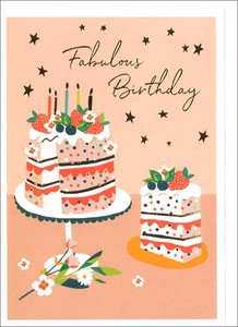 Greeting Card Cake Message Card 2024 NEW