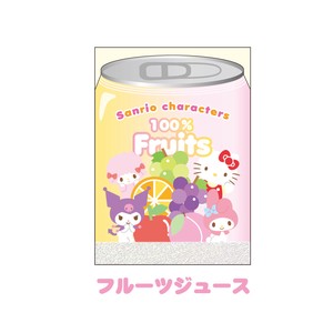 T'S FACTORY Memo Pad Sanrio Characters Die-cut Fruits