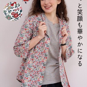 Button Shirt/Blouse Shirtwaist Floral Pattern