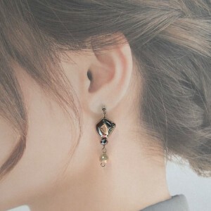 Pierced Earrings Resin Post sliver