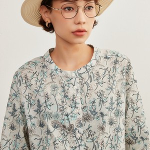 Button Shirt/Blouse Spring/Summer Tops Natural