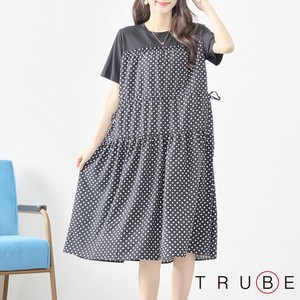 Casual Dress L One-piece Dress M Switching Tiered 【2024NEW】