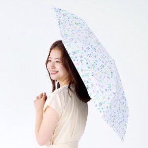 《2024春夏新作》【晴雨兼用傘】折傘 遮光 スプリングスレンダーミニ