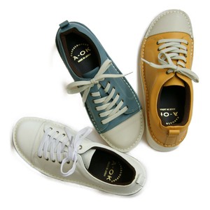 Low-top Sneakers Genuine Leather 2024 NEW Made in Japan