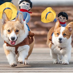 犬服 犬の服 ペット服 ドッグウェア コスチューム コスプレカゥボーイ 人形 おもしろグッズ 変装