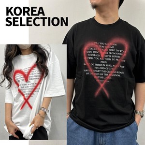 【KOREA selection】ユニセックス 半袖 WHITE/BLACK