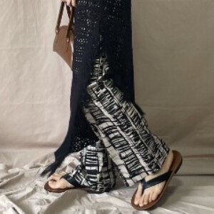 Full-Length Pant Pudding Wide Pants 2024 Spring/Summer