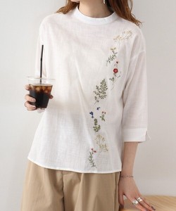 Button Shirt/Blouse Bird Embroidered 【2024NEW】